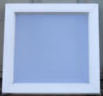 wit pvc raam , chassis ,  kozijn 63 x 61  MAT glas, Doe-het-zelf en Bouw, Kunststof, Minder dan 75 cm, Raamkozijn, Nieuw