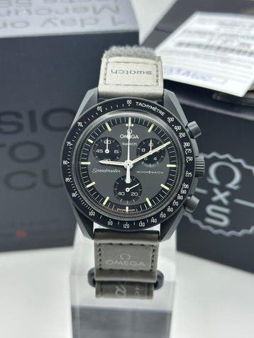 Omega x Swatch - MoonSwatch - Mission to Mercury - Sans prix, Handtassen en Accessoires, Horloges | Heren, Nieuw