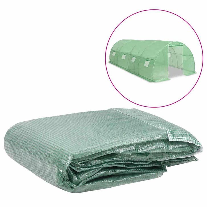 vidaXL Kashoes vervangend (18 m²) 300x600x200 cm groen, Tuin en Terras, Overige Tuin en Terras, Nieuw, Verzenden