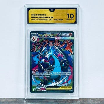 Pokémon Graded card - Mega Charizard X ex 023 - Pokemon - GG, Nieuw