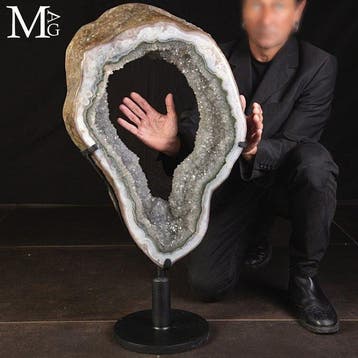 Quartz microcristallin Portail - Wanderful Gray Amethyst -