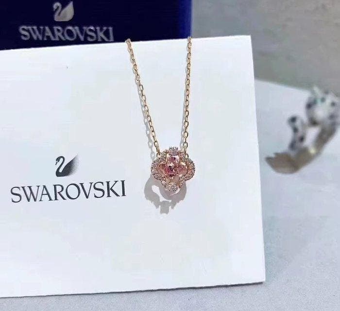 Swarovski crystals - Halsketting - Swarovski-halsketting, Antiek en Kunst, Curiosa en Brocante