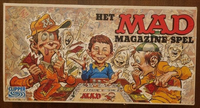 Lotto 3 giochi Monopoly vintage-mad magazine-domino disney, Antiek en Kunst, Antiek | Overige Antiek