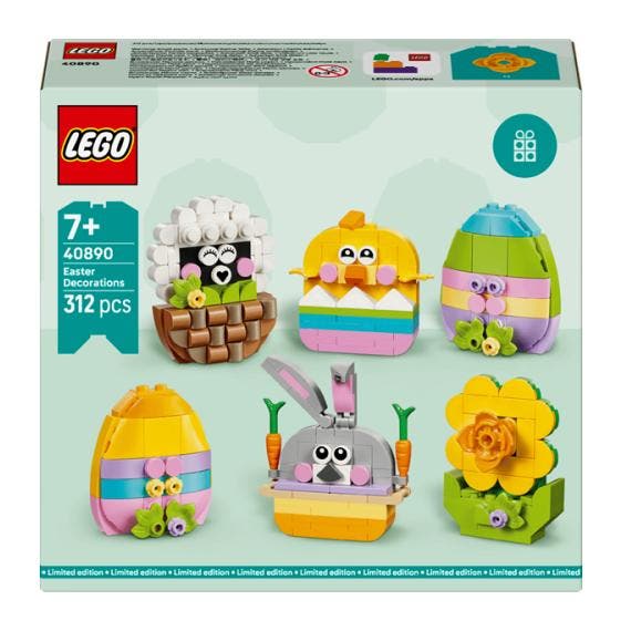 LEGO - Paasdecoraties - Pasen - 40890, Verzamelen, Overige Verzamelen, Verzenden