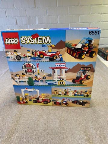 Lego Set - 6551 - Racers, Classic Town - Checkered Flag 500