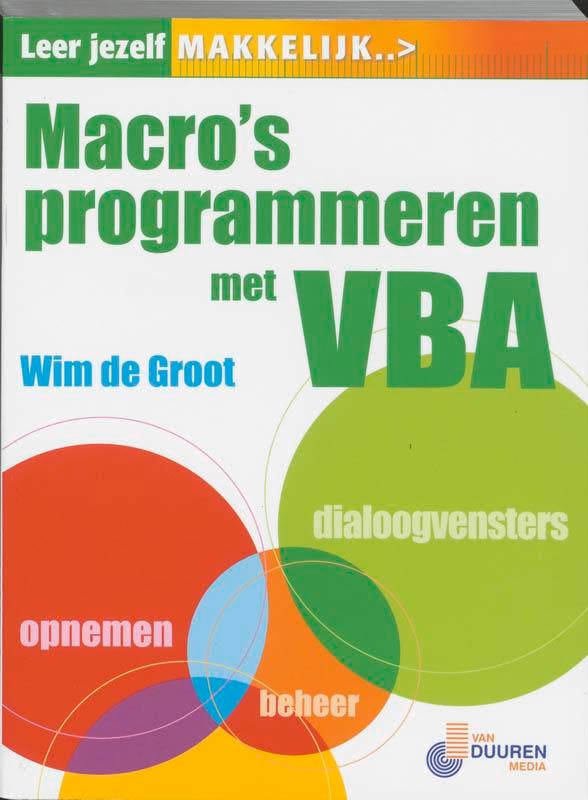 Macros programmeren met VBA / Leer jezelf MAKKELIJK..., Boeken, Informatica en Computer, Gelezen, Verzenden