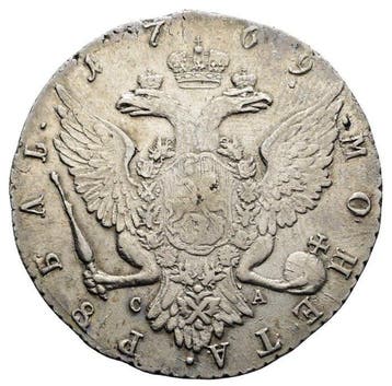 Rusland. Catherine II. 1 Rouble 1769 -