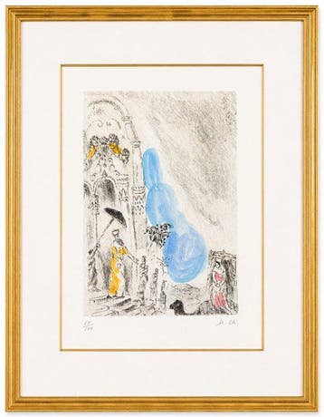 Marc Chagall (1887-1985) - La reine de Saba (from La Bible