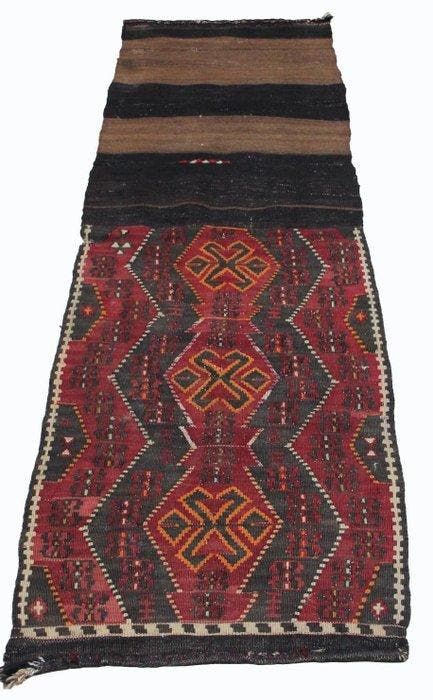 Anatolië Balkan Kelim Antiek - Vloerkleed - 190 cm - 55 cm -, Huis en Inrichting, Stoffering | Tapijten en Vloerkleden