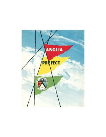 1954 FORD PREFECT & ANGLIA BROCHURE NEDERLANDS, Ophalen of Verzenden, Nieuw