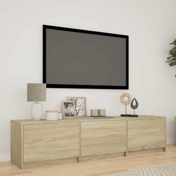 vidaXL TV-kast met LED 165 x 34 x 40 cm Sonoma Eiken, Verzenden