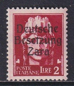 Empire allemand - Occupation de Zara 1943 - Poste national, Gestempeld