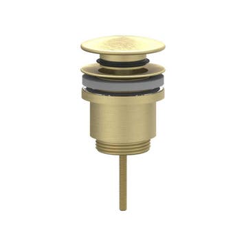 Design Afvoerplug IVY Stop&Go Geborsteld Mat Goud PVD, Ophalen of Verzenden, Nieuw, Overige typen