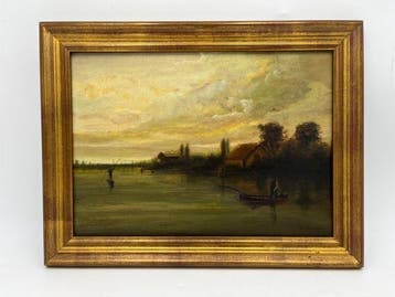 Franse school (XIX) - Fluvial Landscape
