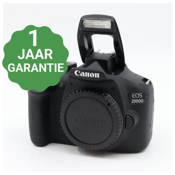 10% korting | Canon EOS 2000D body | Tweedehands, Verzenden, Zo goed als nieuw, Canon