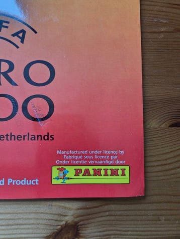 2000 Panini Euro 2000 - 1 Empty Album - Excellent (EX), Nieuw