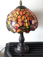 Fraaie Tiffany tafellamp Oranje in Art Nouveau stijl - Lampe