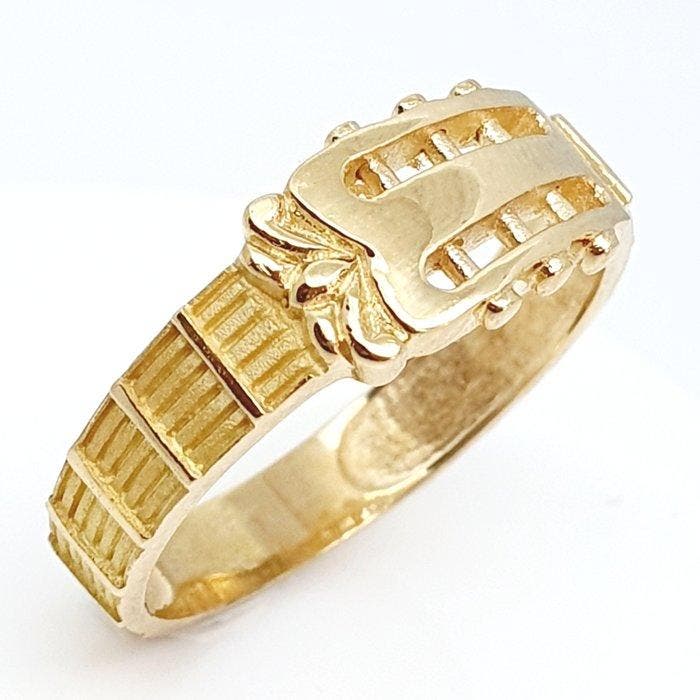 Ring - 18 karaat Geel goud, Bijoux, Sacs & Beauté, Bagues