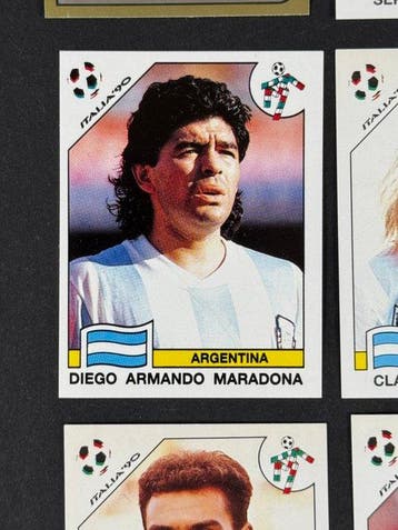 1990 Panini Italia 90 World Cup, Argentina: complete team, Nieuw