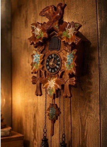 Koekoeksklok - Art Deco Hout - 2000-2010