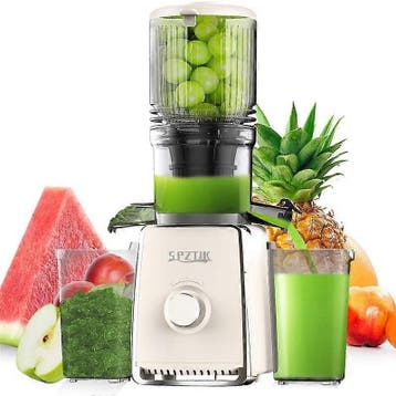 Slowjuicer - Sapcentrifuge - Groenten en fruit - Wit - SPZTJ, Elektronische apparatuur, Juicers, Verzenden, Nieuw