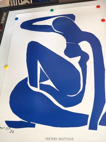 Henri Matisse (after) - NU BLEU I - 1952