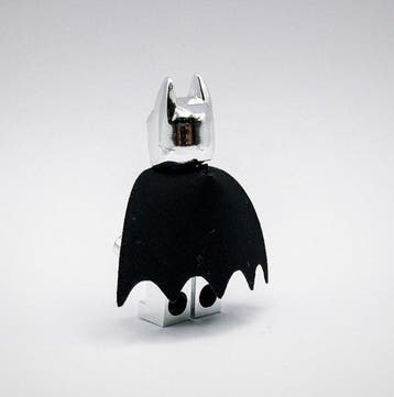 Lego Minifiguur - DC Comics - Chrome Silver Plated Batman