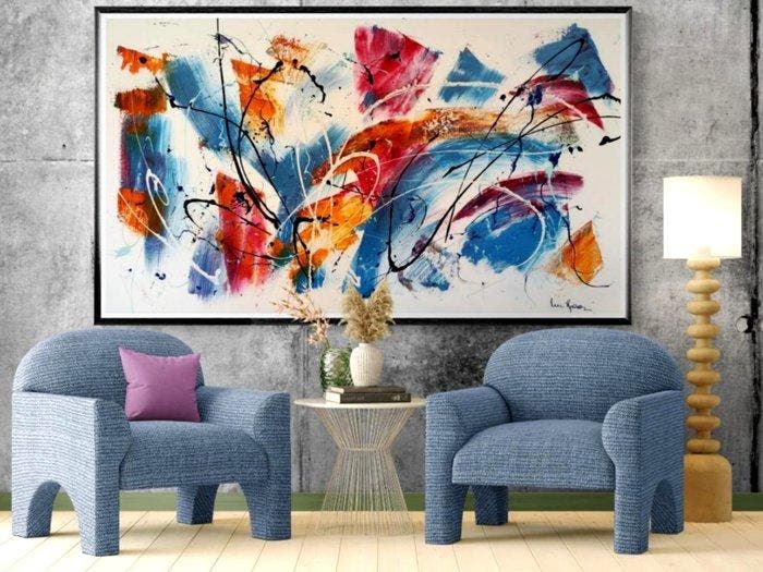 Luc Mora - A light morning - XXL, Antiquités & Art, Art | Objets design