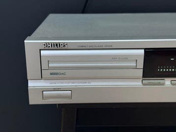 Philips - CD 614 16-Bit Twin DAC Single-Disc Lecteur de CD, Nieuw