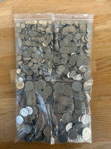 Nederland. Gulden 4 kilo nikkelen munten van Wilhelmina,, Timbres & Monnaies
