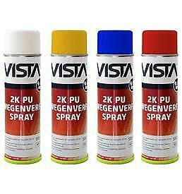 Vista 2K PU spuitbus wegenverf spray voor lijnmarkering 500m, Doe-het-zelf en Bouw, Verzenden, Nieuw