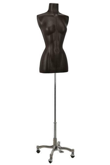 *TIP*  Torso vrouw glasvezel 3/4 model op poot zwart BC956-, Ophalen of Verzenden