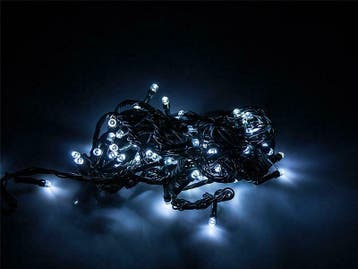 Kerstverlichting Koud Wit - 9,4 meter 100 LEDs - 7611, Verzenden, Nieuw