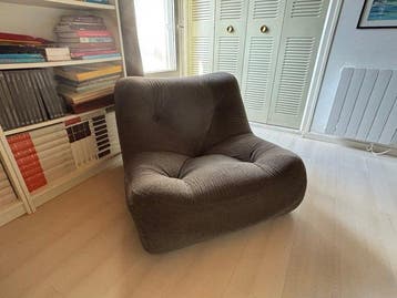 Ligne Roset - Michel Ducaroy - Fauteuil (2) - Kali - Velours