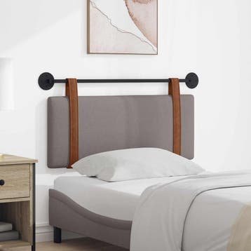 vidaXL Hangend hoofdbord Taupe Antiek PU, Verzenden, Nieuw
