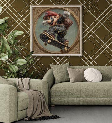 I_KONIQ - Fashion Mario jumps out from painting, Nieuw