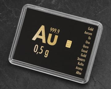 0,5 Gramm - Goud .999 - Valcambi / ESG - Met certificaat