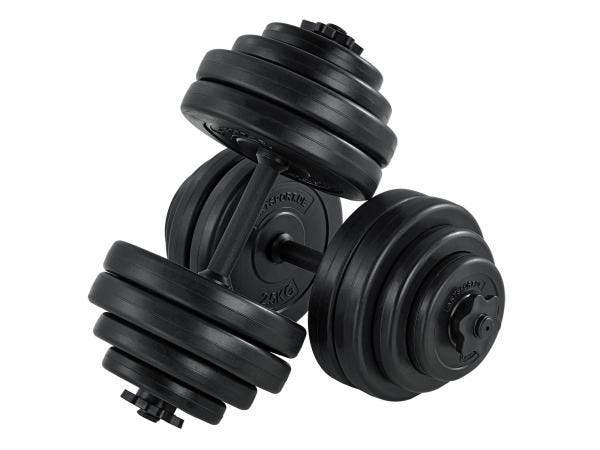 Veiling - Dumbbellset - Totaal 30kg - 2 stuks - Zwart, Sports & Fitness, Équipement de fitness
