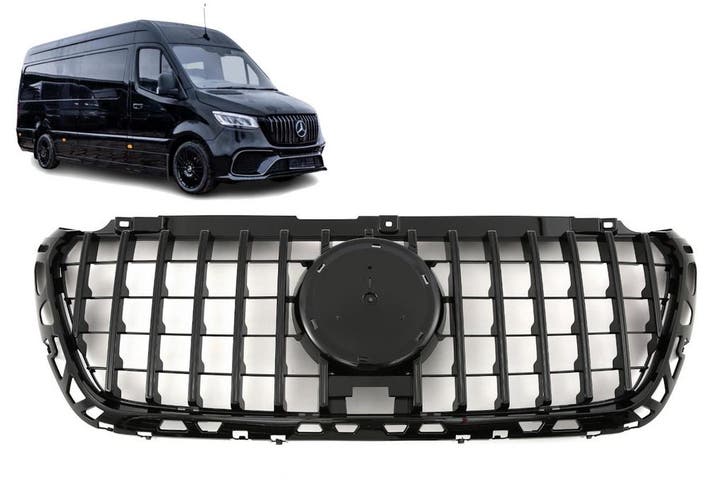 Grill | Mercedes-Benz | Sprinter 2018+ 4d bus | W907 / W910, Auto-onderdelen, Carrosserie, Nieuw, Mercedes-Benz, Verzenden