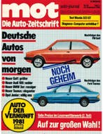 1980 MOT AUTO JOURNAL MAGAZINE 26 DUITS, Nieuw