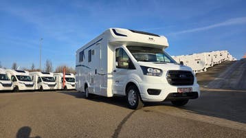 McLouis Mc4 273 slechts 26317 km en hef- en twinbed 23356, Caravans en Kamperen, Mobilhomes, Ford, 7 tot 8 meter, L-zit, Half-integraal