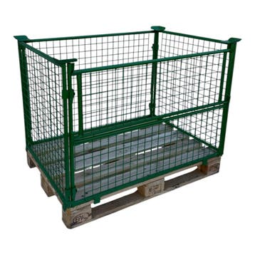 Gitterbox GB013A opzetranden groen 1200 x 800 x 800 mm, Doe-het-zelf en Bouw, Nieuw, 100 cm of meer, 60 cm of meer, 50 cm of meer