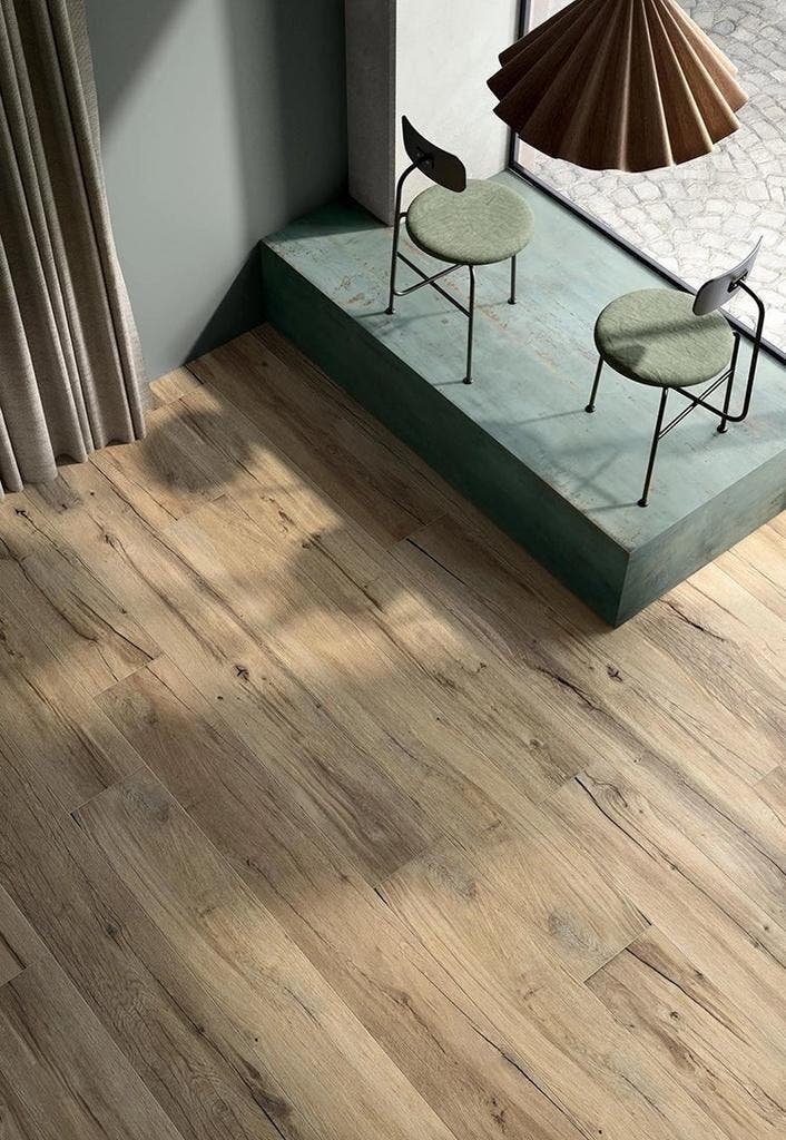 Vloertegel/Wandtegel Beige 20x120cm (Vloeren), Doe-het-zelf en Bouw, Tegels, 20 tot 40 cm, 60 cm of meer, 10 m² of meer, Nieuw