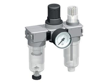 FRL 3 Parties G1/8 750l/min 0.5-10.0bar/7-145psi Semi-Auto, Verzenden