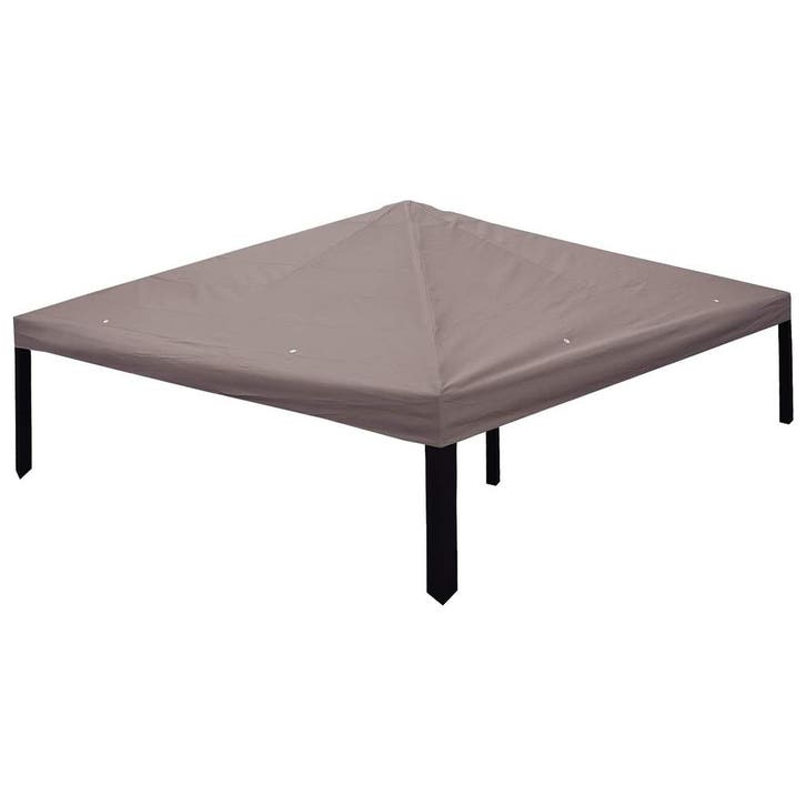 vidaXL Tuinpaviljoenhoes met dak Taupe 300 x 300 cm, Caravanes & Camping, Tentes, Envoi