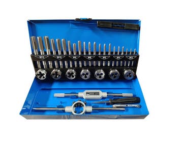 TM 32 Delige HSS M3-12 Tap en Snijset, Verzenden, Nieuw