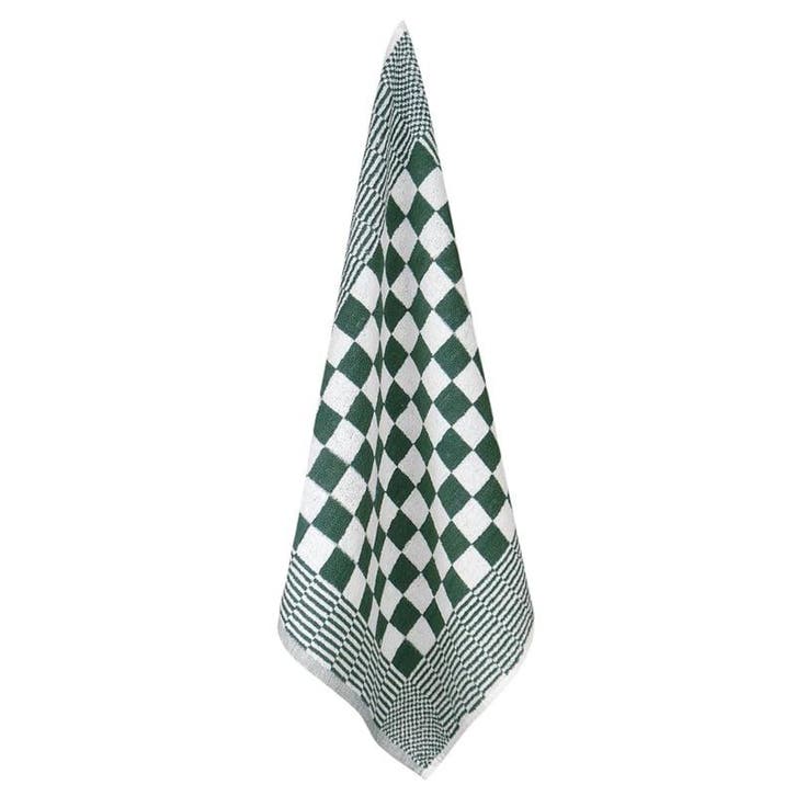 Handdoeken Groen En Witte Blok 52x55cm Katoen - Treb Towels, Maison & Meubles, Cuisine | Linge de cuisine, Envoi