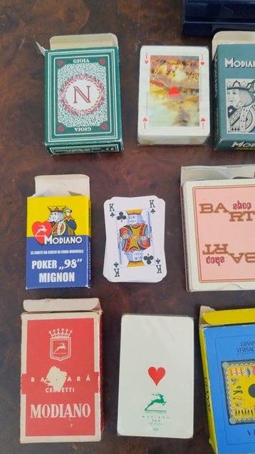 Speelkaarten - lotto 9 mazzi di carte Modiano