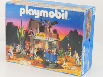 Playmobil 3802 Mc Larens Goldmine (Kinderspeelgoed), Kinderen en Baby's, Ophalen of Verzenden, Zo goed als nieuw