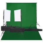 vidaXL Fotostudioset met verlichtingsset en achtergrond, Audio, Tv en Foto, Fotografie | Fotostudio en Toebehoren, Verzenden, Nieuw